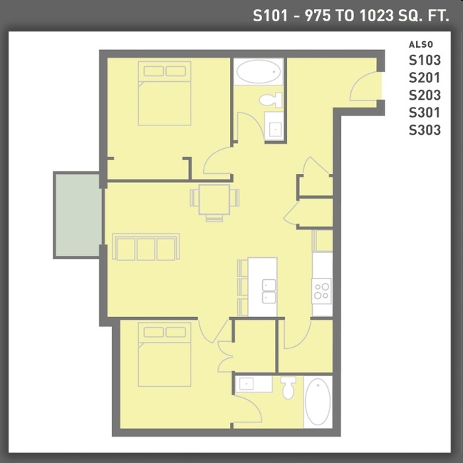 2BR/2BA - Sugar House Apartments By Urbana