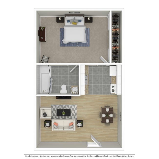 Floorplan - Oak Grove Village Apartments