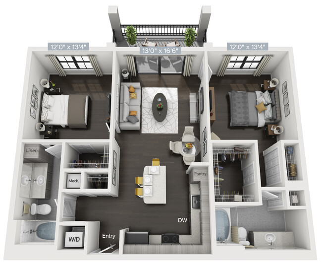 Floorplan - Avalon 850 Boca