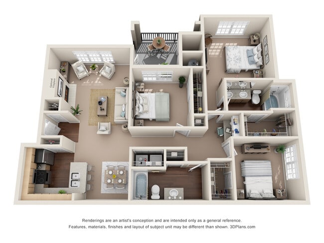 Floorplan - Sonterra Apartment Homes