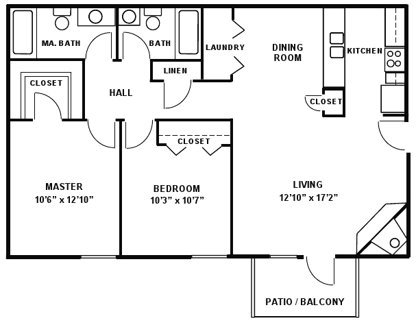 Mountain Villa - Eastowne Village Apartments