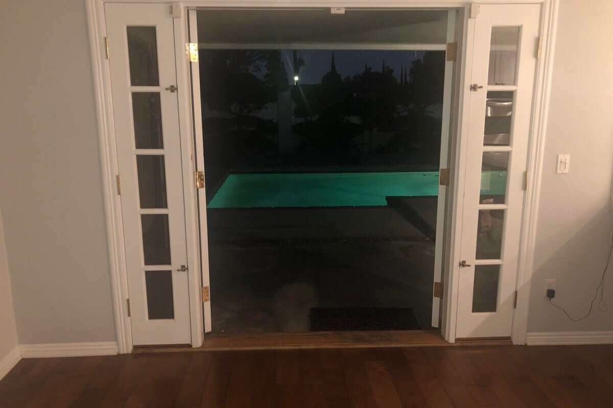 French Door to Backyard/Pool - 11344 Baird Ave