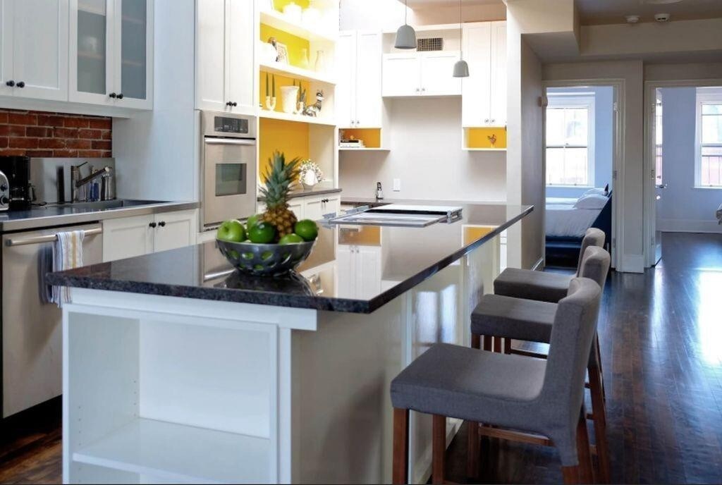 open plan kitchen - 17 Marlborough St