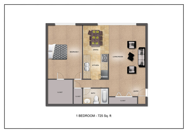 Floorplan - Grand Place Apartments | 1788