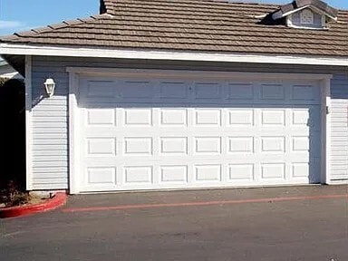 Detached 2 car garage with storage cabinets - 13941 Midland Rd