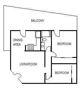 2BR/1BA - Terraces at South Pasadena