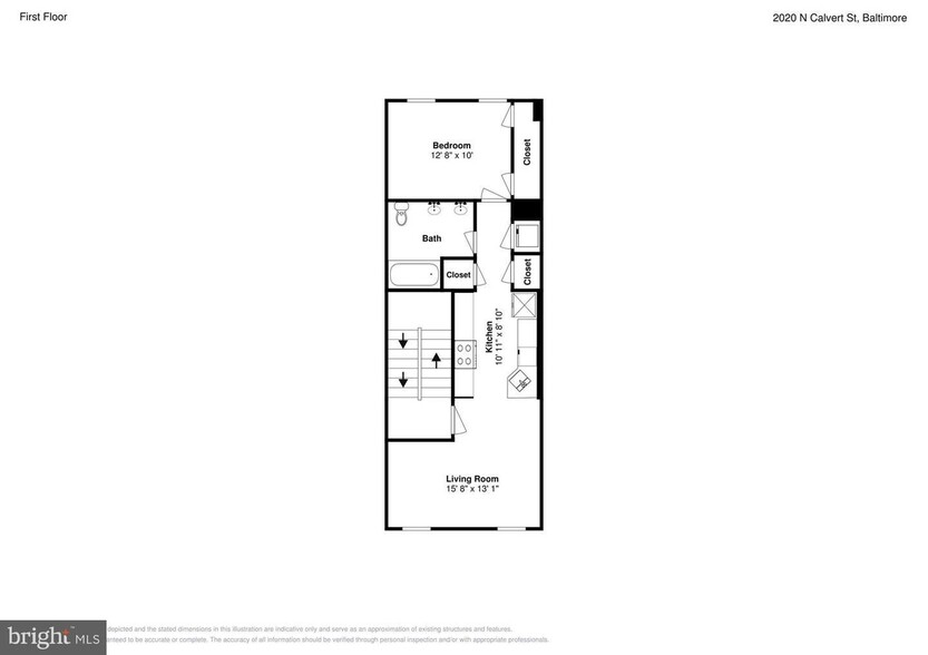 Floor Plan - 2024 N Calvert St