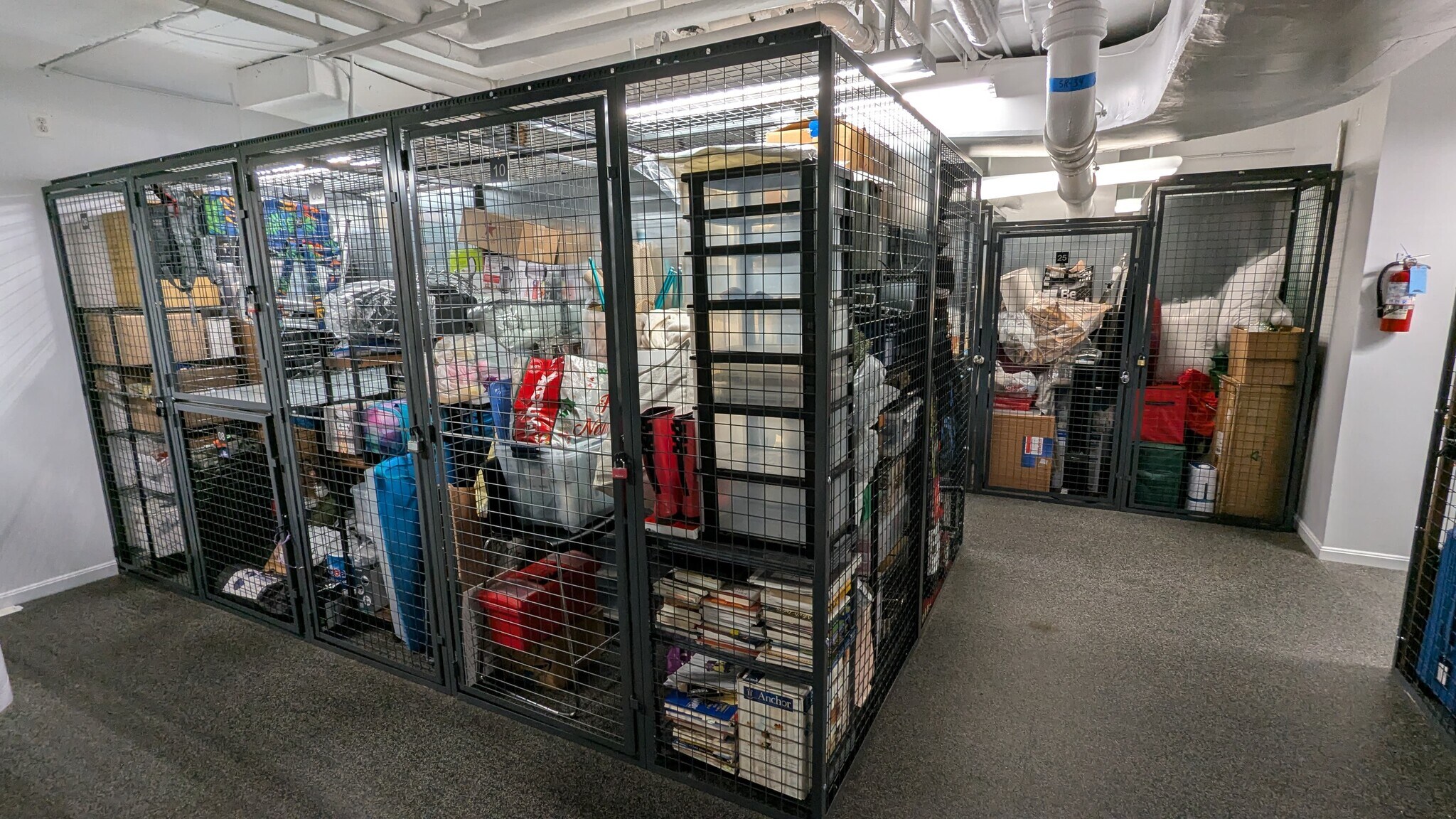Secure and dry storage available to rent from the co-op. Accessible 24 hours with your fob. - 490 M St SW