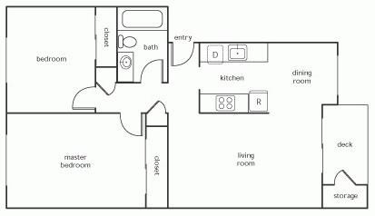 Floorplan - Crown East Apartments