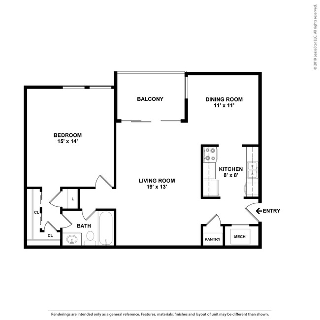 Floorplan - The Habitat Apartments