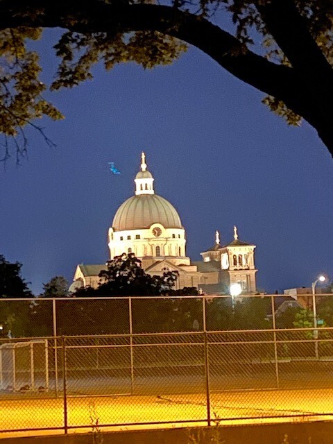 Basilica from Baron Park - 310 W Hayes Ave