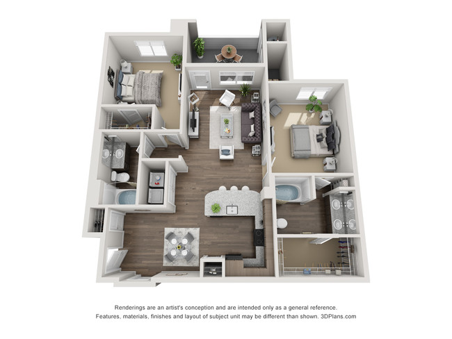 Floorplan - The Overlook at Interquest Apartments