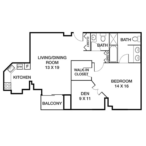 Floorplan - Evanston Place