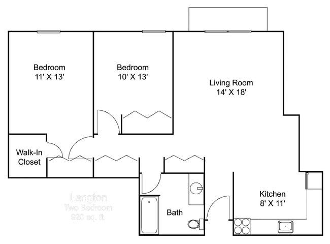 Floorplan - Hillsborough Apartments