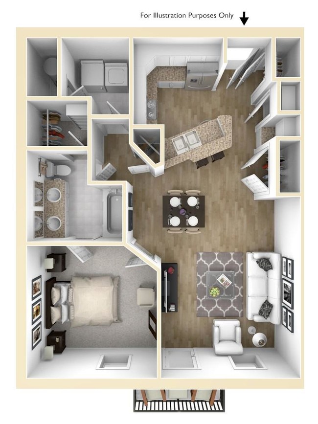 Floorplan - The Residences at Carmel City Center