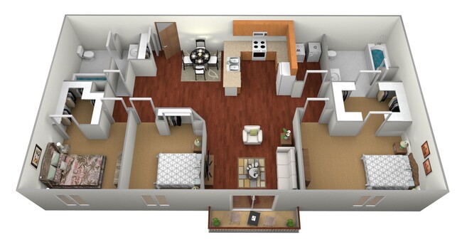 Floorplan - Lakestone Apartments