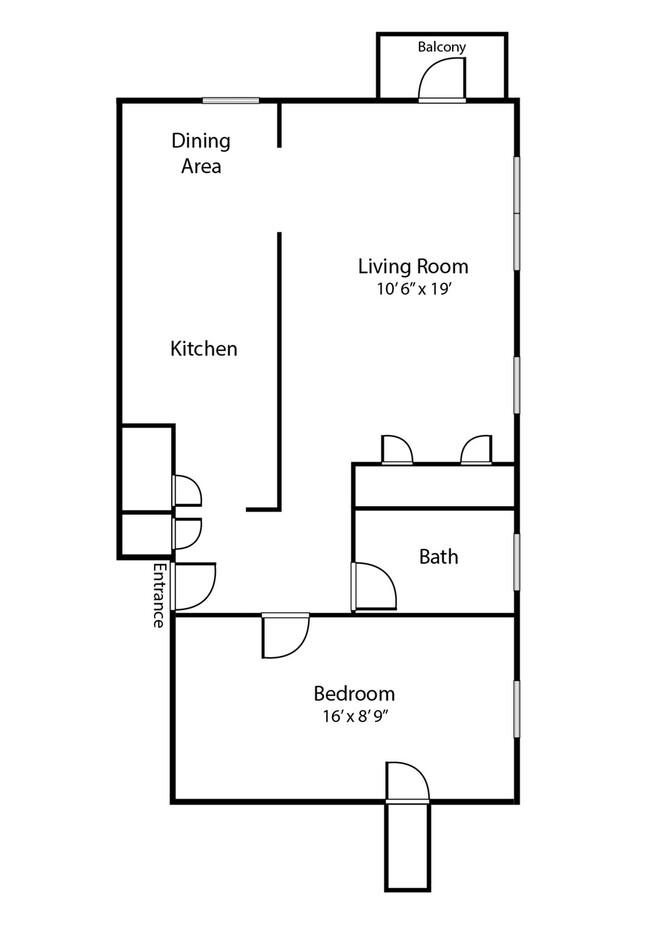 1 Bedroom corner apartment at Belmont Place - Belmont Place