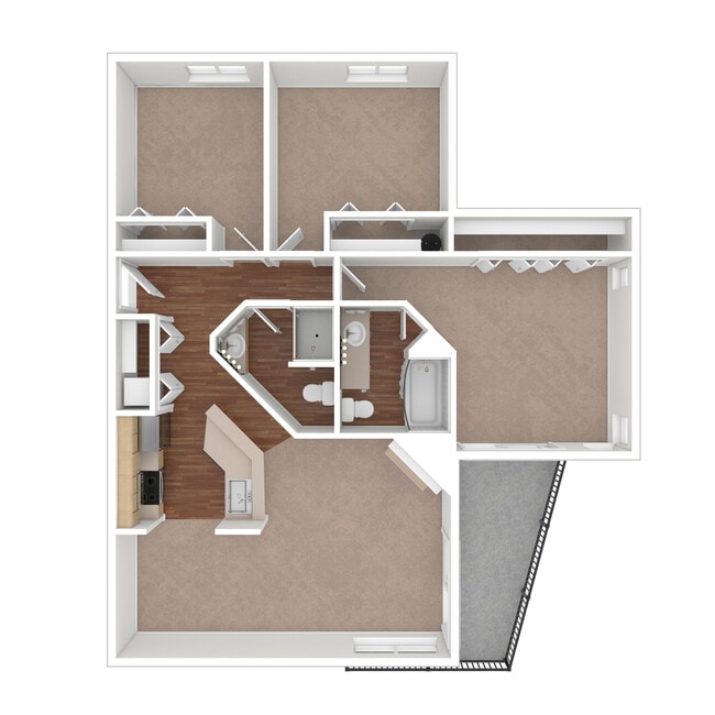 Floorplan - Sunset Summit Apartments