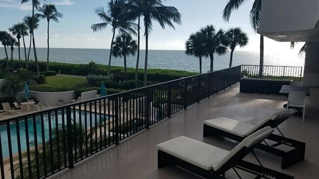 Gorgeous view from our updated larger balcony - 4005 Gulf Shore Blvd N