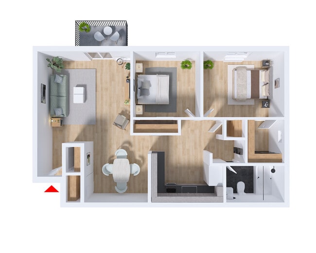 Floorplan - Riverstation Apartments
