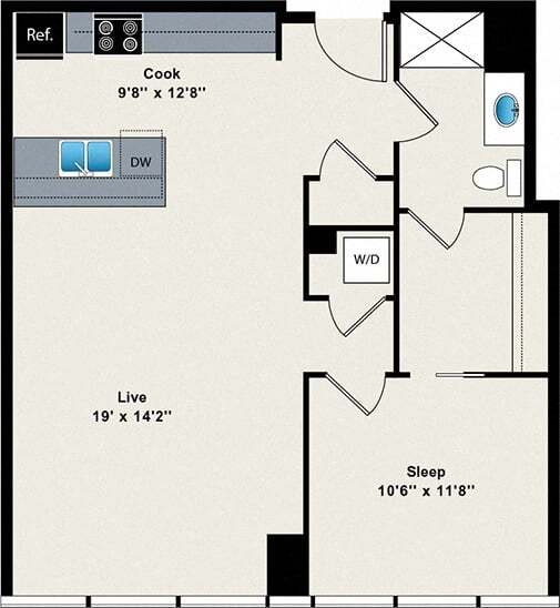 Floorplan - Reside on Green Street