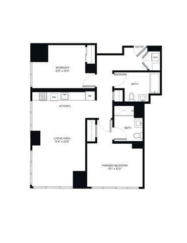 Floorplan - Third at Bankside