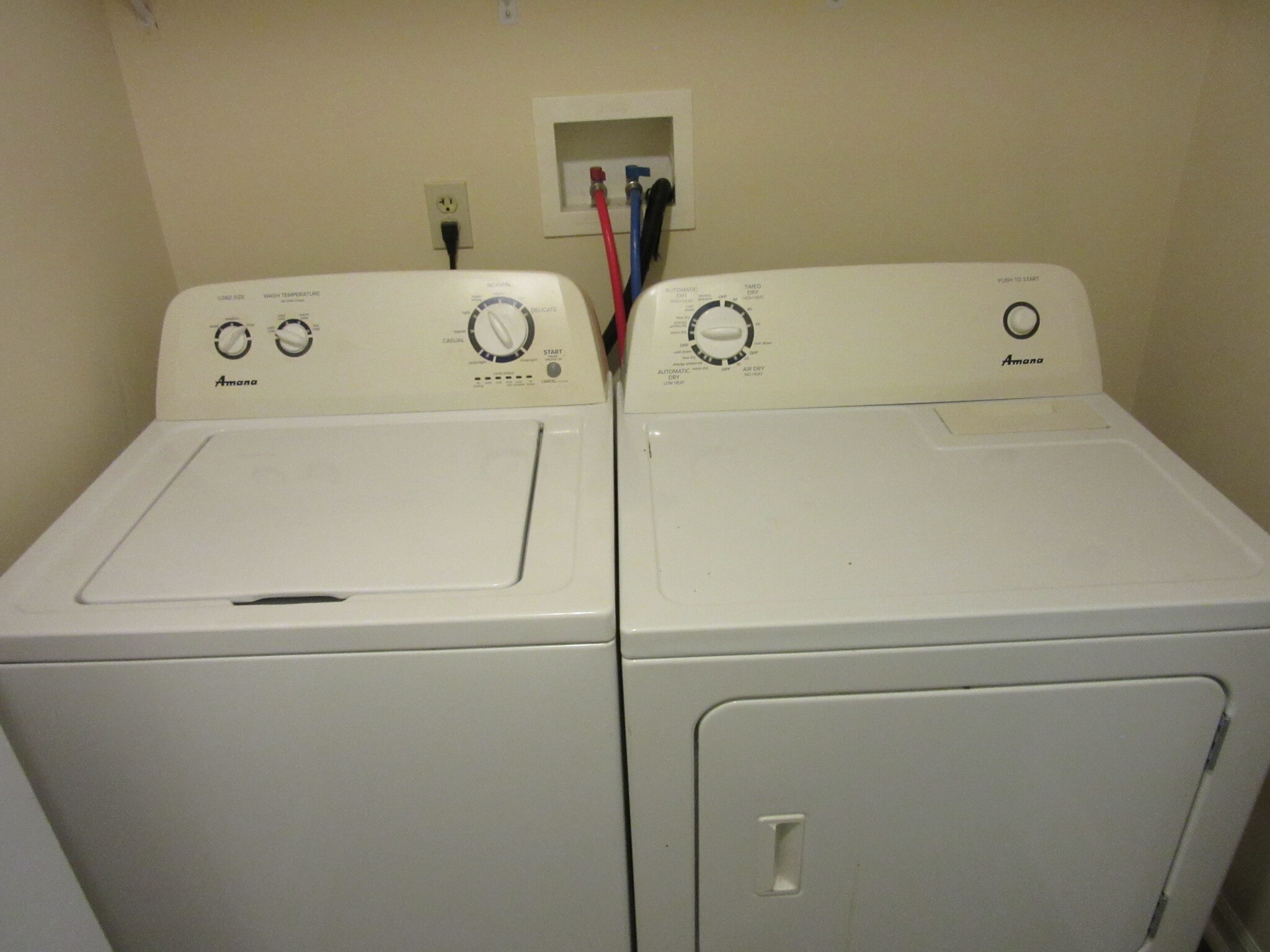 Washer & Dryer in Hall Closet - 6443 Charles Snider Rd