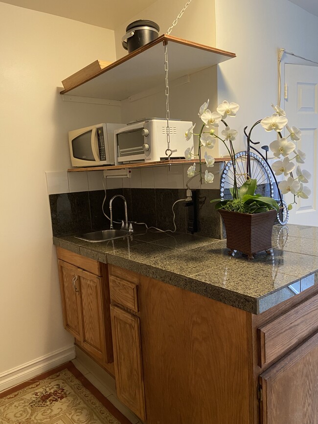 Kitchenette with sink - 215 E Newman Ave