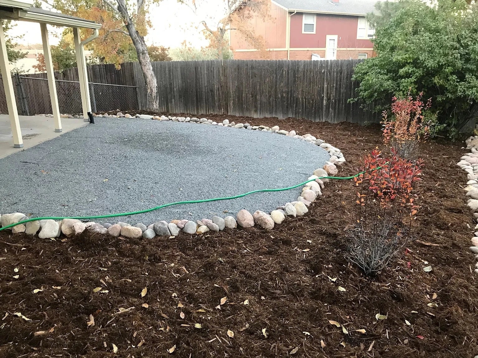 Fully fenced backyard - 594 Ingalls St