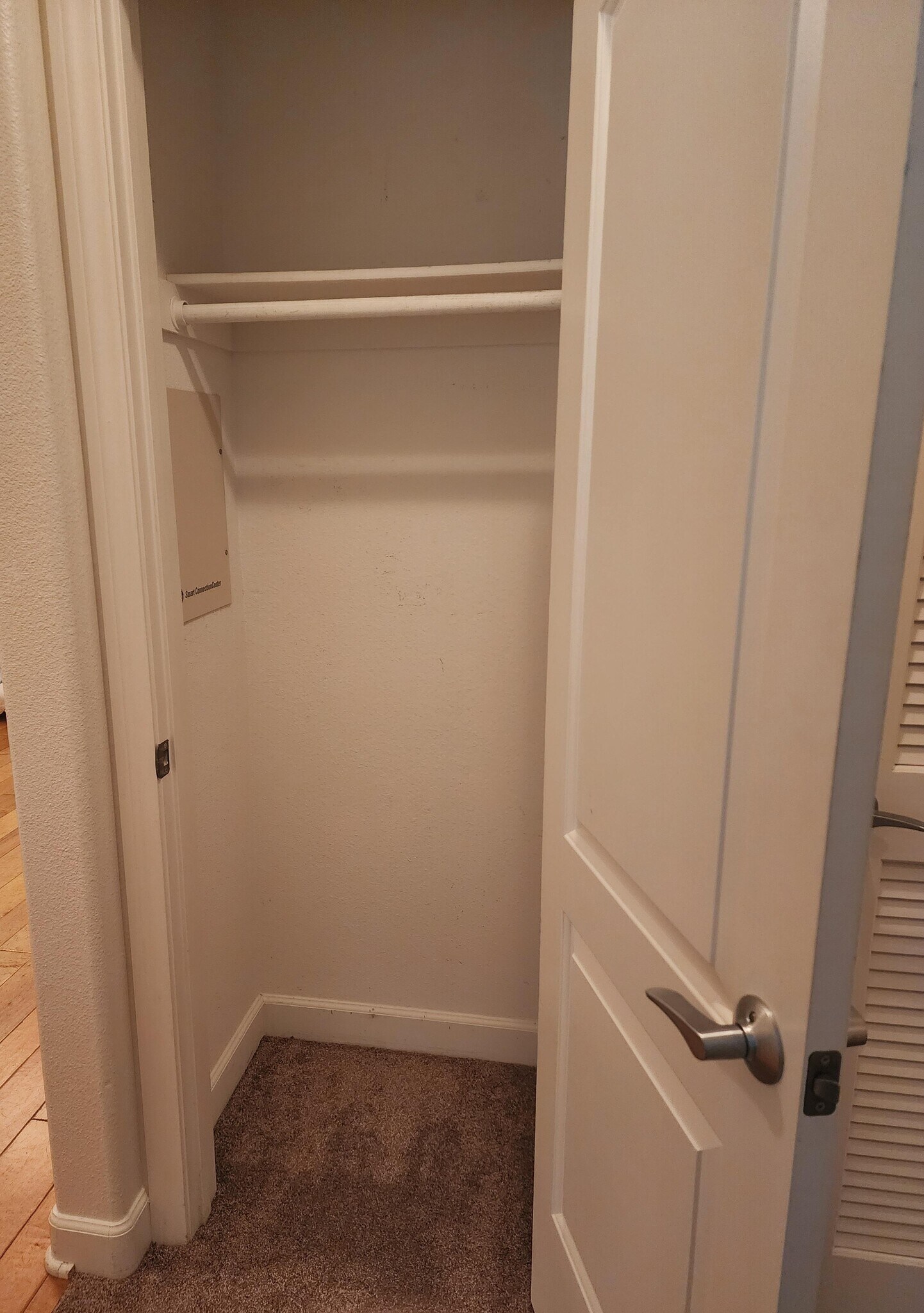 Coat closet in hallway - 1021 Costa Pacifica Way