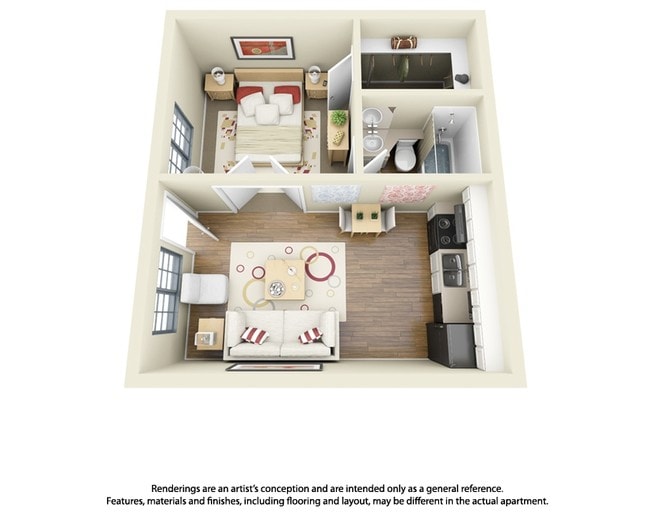 1br/1ba - La Hacienda Apartment Homes