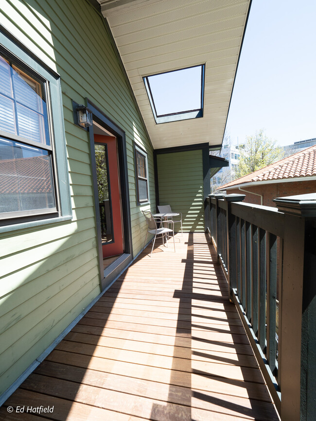 top floor deck - 3 Webster Avenue