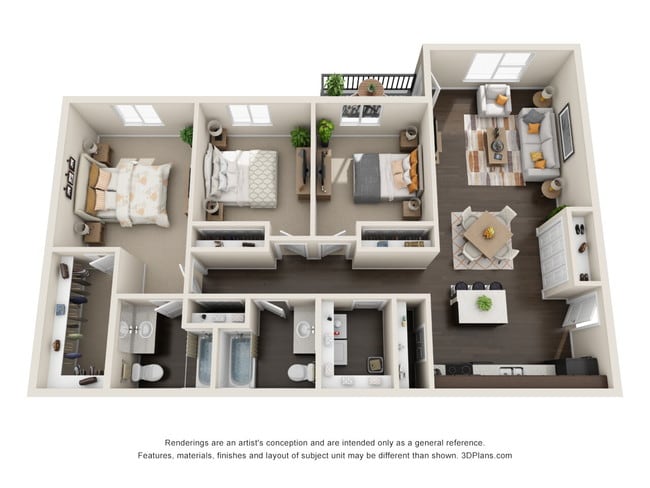 Floorplan - Port View Apartments