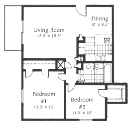 Floorplan - Armon Bay Apartments