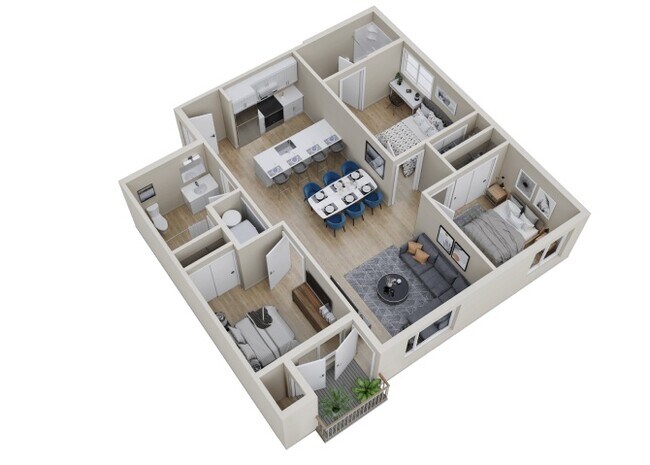 Floorplan - Walnut Trail Apartments