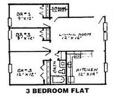 3BR/1BA - Ambassador Apartments