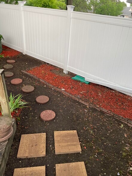 Fence enclosed back yard - 1505 Little Bluestem Ct