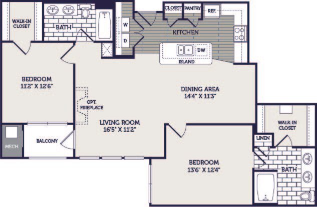 Floorplan - The Residences at Congressional Village