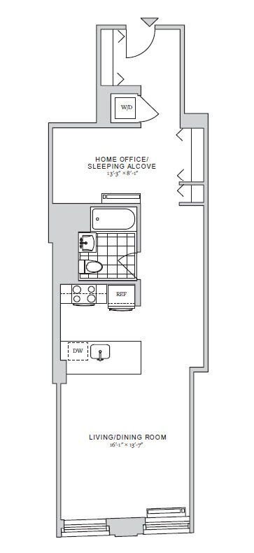 Floorplan - 70 Pine Apartments