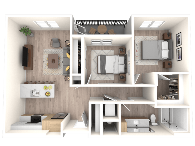 Floorplan - Tempo at Nine Mile Station Apartments