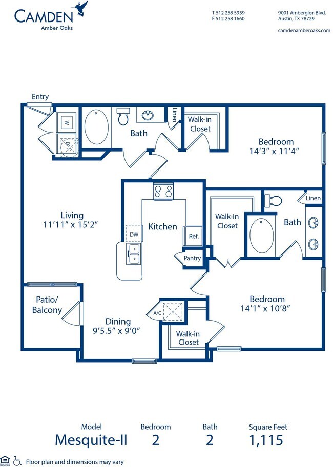 Floorplan - Camden Amber Oaks