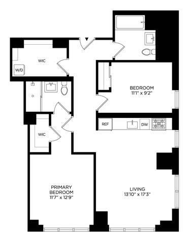 Floorplan - Lincoln at Bankside