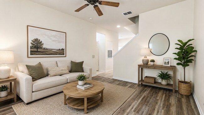 Building Photo - MOVE IN READY! 2 BEDROOM/2 .5 BATH - 1 CAR GARAGE! NEW LVP FLOORING IN LIVING! SUPER LOCATION!