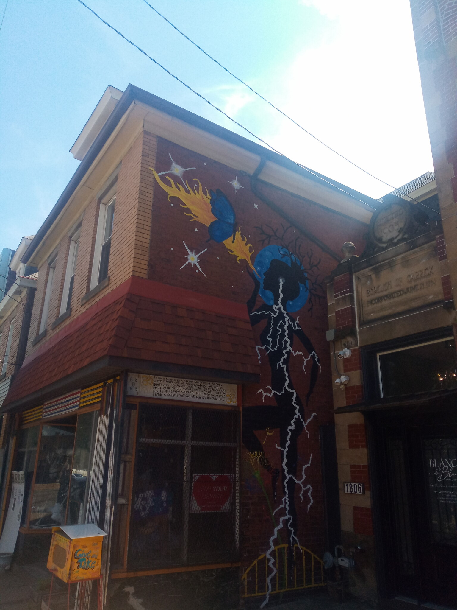 Directly Above Extraordinary Community Art/Maker Space - 1808 Brownsville Rd