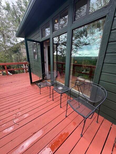 Back Deck Sitting Area - 1825 Phantom Rider Trl