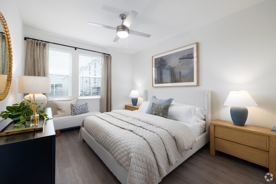1BR, 1BA - 783SF - Bedroom - Madison Midtown