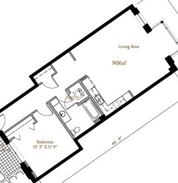1BR/1BA - The Westerly