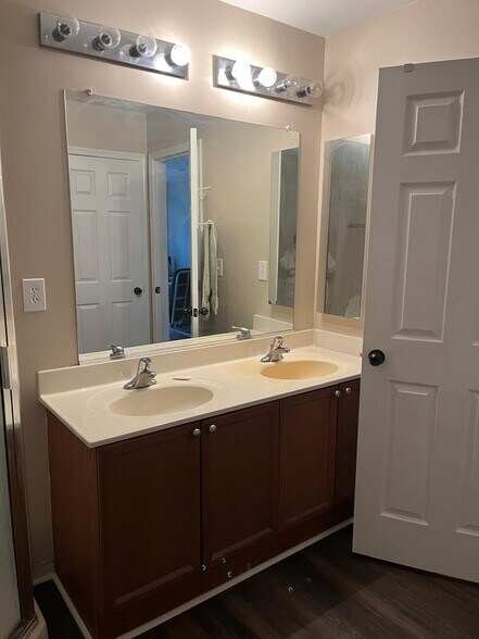 Master His and hers vanity - 199 Rumbling Rock Rd