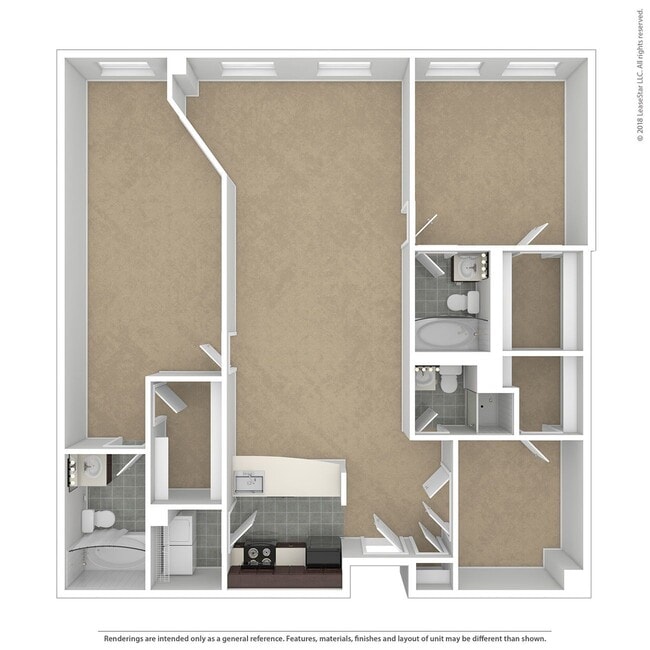 Floorplan - The Apartments at Boott Mills
