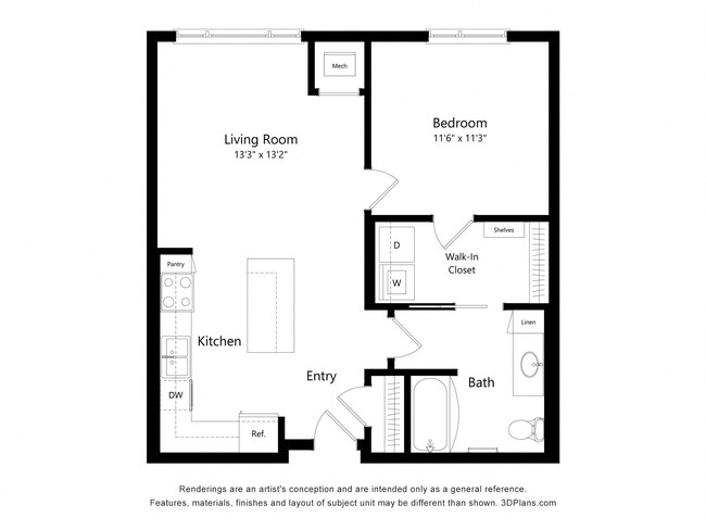 Floorplan - Sonder Point 50+ Apartments